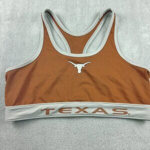 Womens Texas longhorn sportsbra, size tag faded unable to provide size.